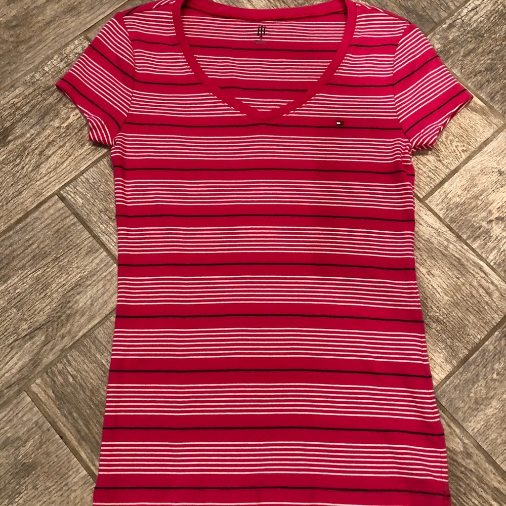 Tommy Hilfiger Women’s V-Neck Tee - S